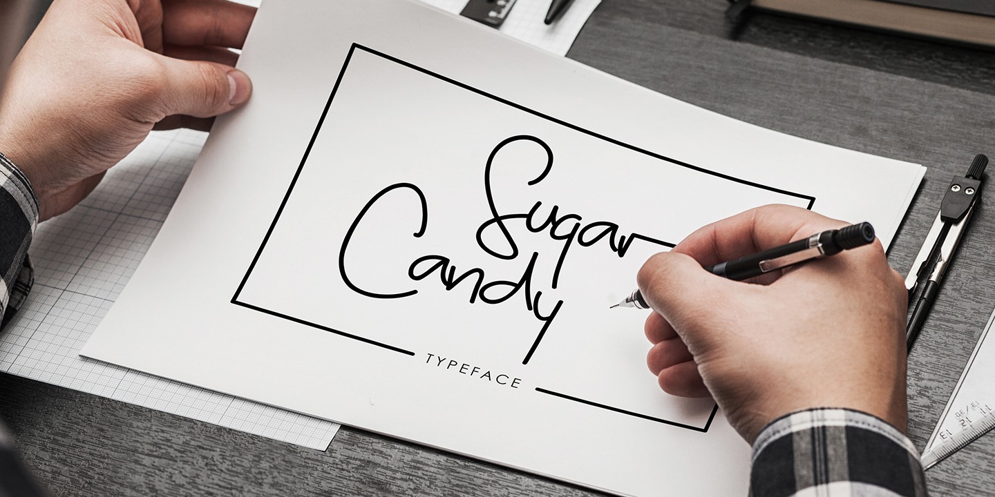 Sugar Candy Regular Font preview